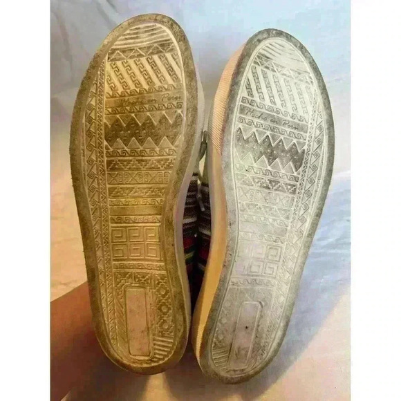 Paxx Shoes Handmade in Peru Alpaca Wool Linen Aztec South American Style Size 6 - Picture 9 of 10